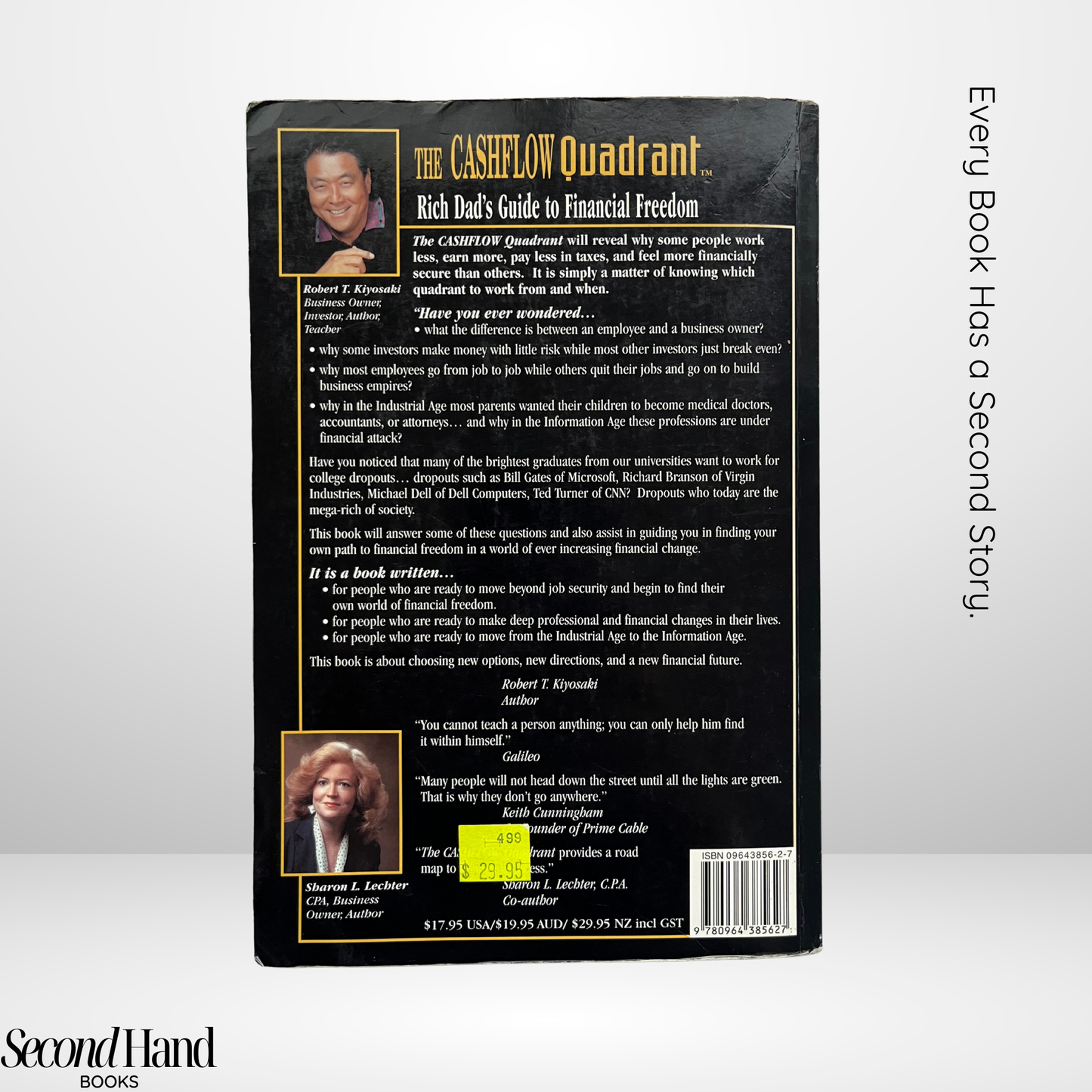 Rich Dad’s Cashflow Quadrant: Guide to Financial Freedom by Robert T. Kiyosaki