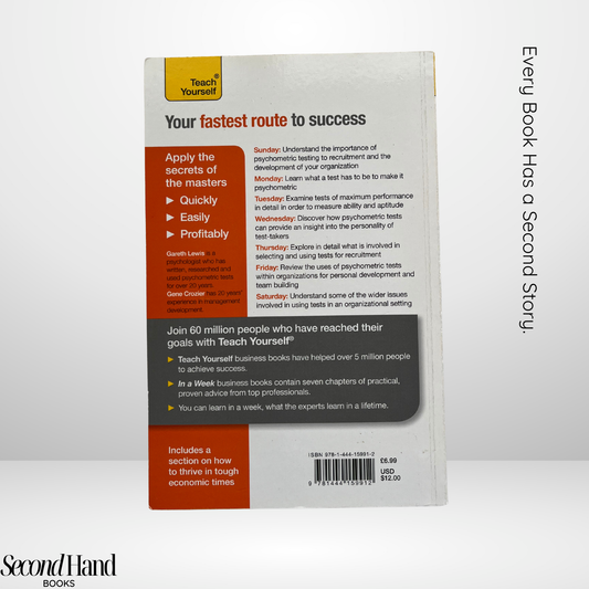 Successful Psychometric Testing: Test Yourself, Assess Your Potential