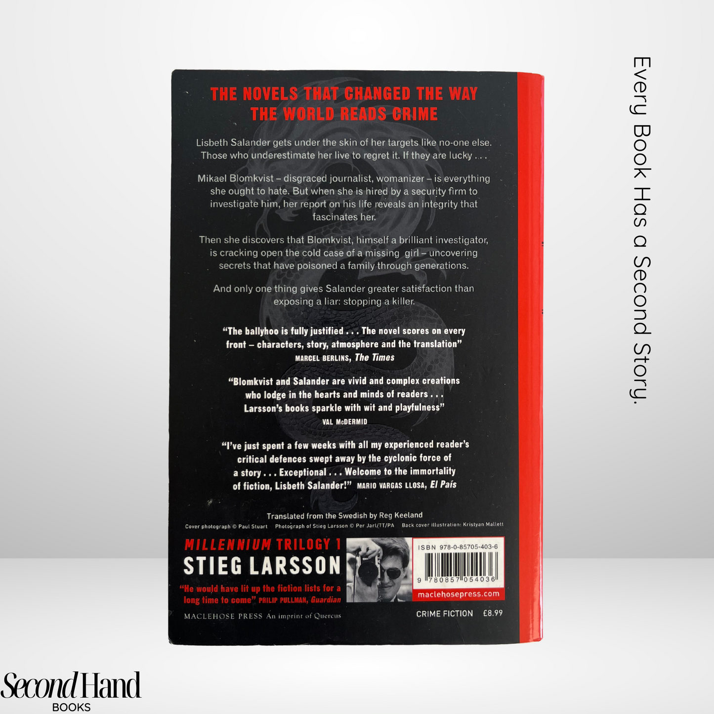 The Girl with the Dragon Tattoo by Stieg Larsson