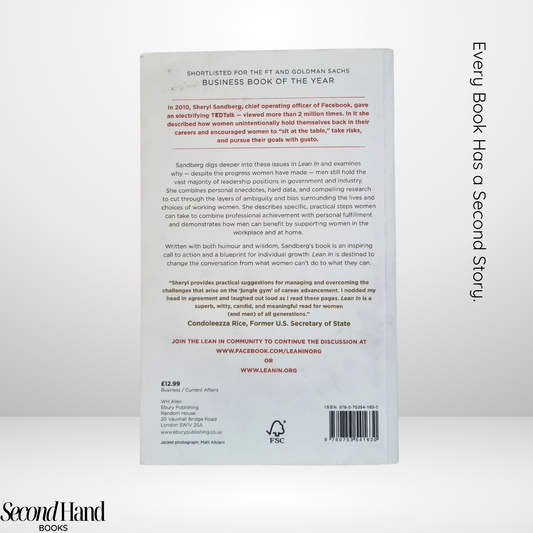 Lean In: Women, Work, and the Will to Lead by Sheryl Sandberg