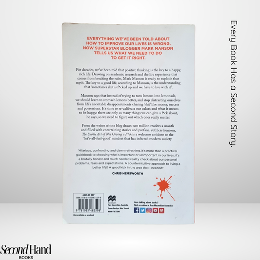 The Subtle Art of Not Giving a Fck* by Mark Manson